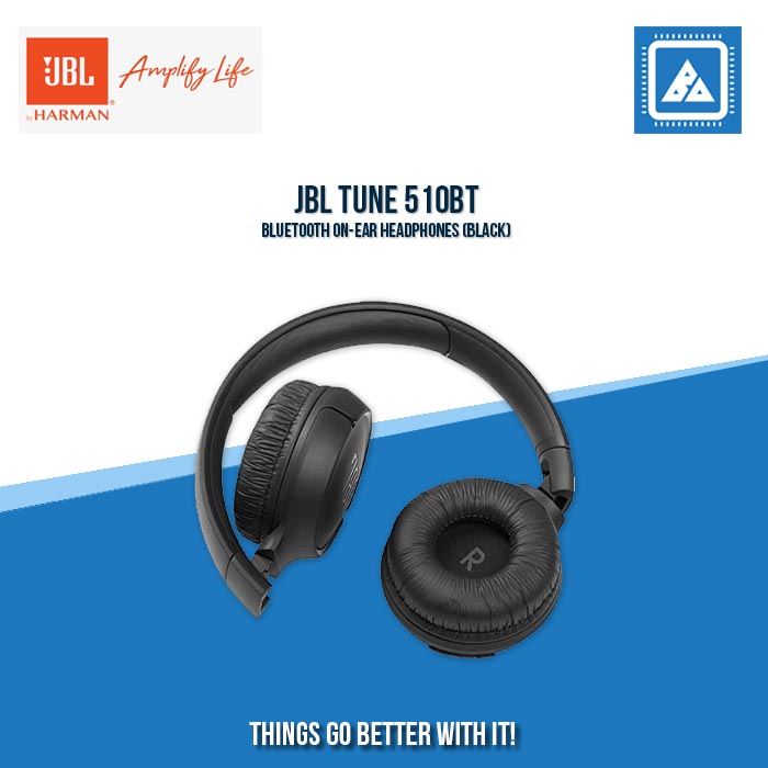 JBL TUNE 510BT BLUETOOTH ON-EAR HEADPHONES (BLACK)
