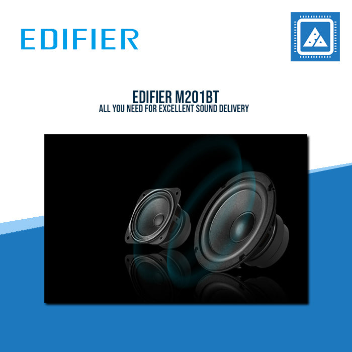 Edifier M201BT 2.1 Bluetooth Multimedia Speaker System (3-Piece