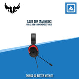 ASUS TUF GAMING H3 USB/3.5MM GAMING HEADSET (RED)