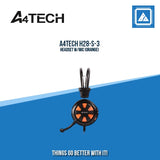 A4TECH H28-S-3 HEADSET W/MIC (ORANGE)