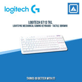 LOGITECH G713 TKL LIGHTSYNC MECHANICAL GAMING KEYBOARD - TACTILE (BROWN)