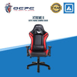 OCPC XT II FABRIC GAMING CHAIR /METAL BASE/2D ARMREST GRAY WHITE| BLACK BLUE| BLACK RED| BLACK WHITE
