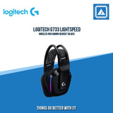 LOGITECH G733 LIGHTSPEED WIRELESS RGB GAMING HEADSET (BLACK)