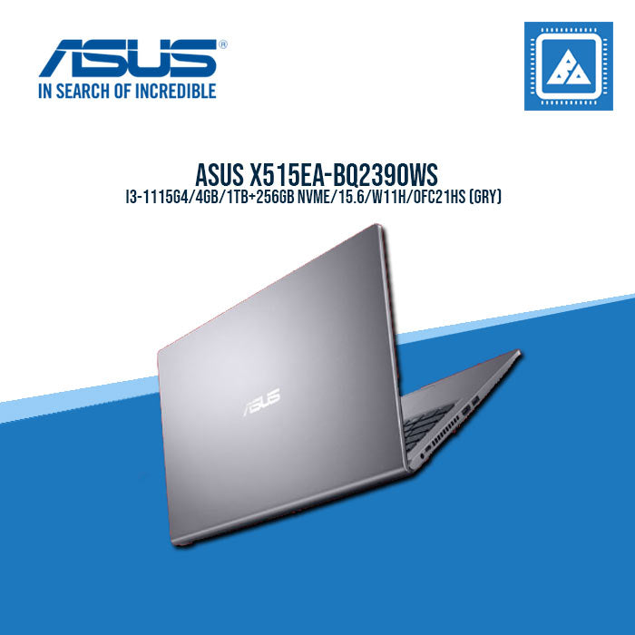 ASUS X515EA-BQ2390WS I3-1115G4/ Best for Students and Freelancers (GRY)