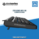 STEELSERIES APEX 100 ILLUMINATED KEYBOARD