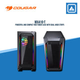 COUGAR CASE MX410-T / MID TOWER / Mini ITX / Micro ATX / ATX MOTHERBOARD TYPE TEMPERED GLASS