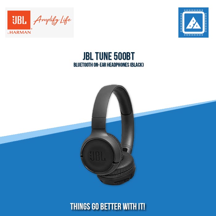 JBL TUNE 500BT BLUETOOTH ON-EAR HEADPHONES (BLACK)