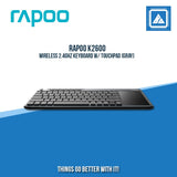 RAPOO K2600 WIRELESS 2.4GHZ KEYBOARD W/ TOUCHPAD (GRAY)