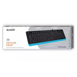 A4TECH FK10 FSTYLER SLEEK MULTIMEDIA COMFORT WIRED KEYBOARD (BLUE)