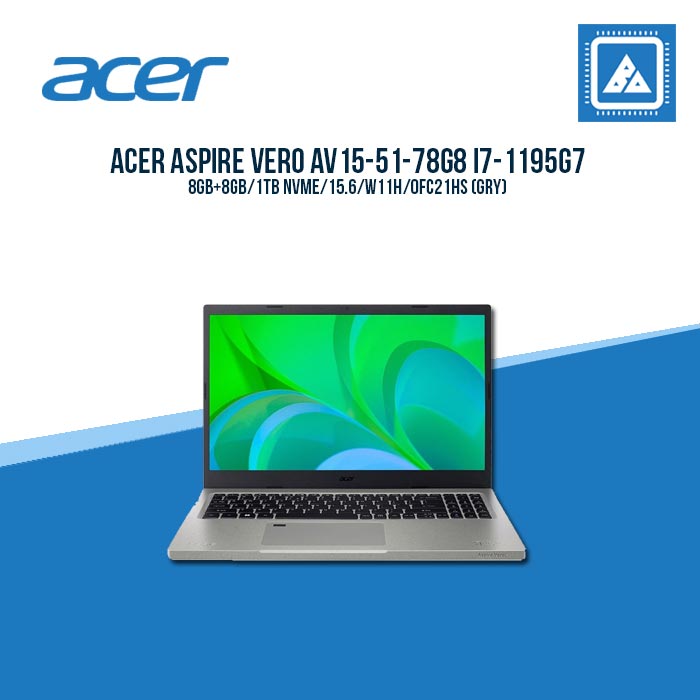 Aspire Vero L AV15-51-78G8 L Intel CoreTM i7