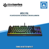 STEELSERIES APEX 3 TKL RGB MECHANICAL GAMING KEYBOARD