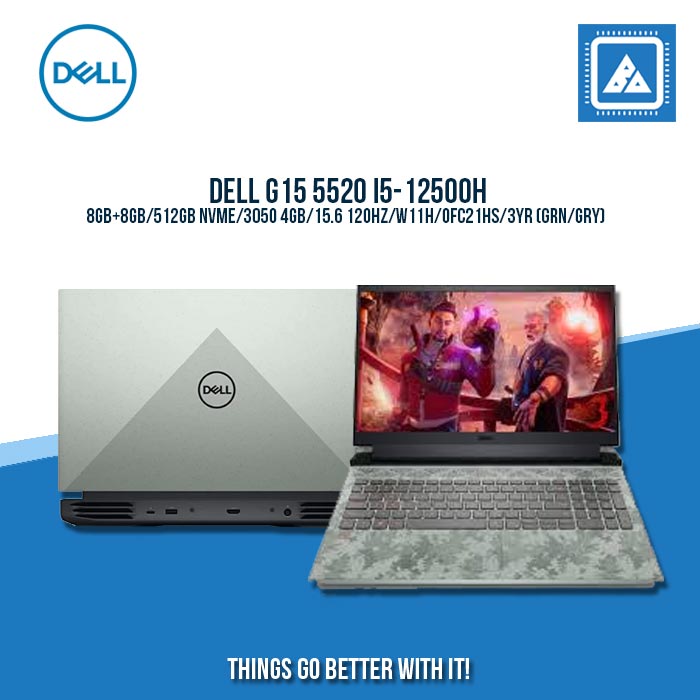 DELL G15 5520 I5-12500H | 8GB+8GB  | Gaming Laptop And AutoCAD Users