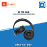 JBL TUNE 660NC BLUETOOTH ON-EAR NOISE CANCELLING HEADPHONES (BLACK)