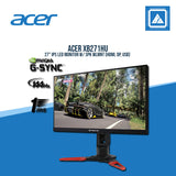 ACER XB271HU 27" IPS LED MONITOR W/ SPK WLMNT (HDMI, DP, USB)