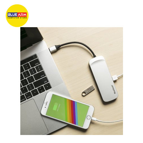 KINGSTON NUCLEUM USB-C TO HDMI/2XUSB-C/2XUSB-A 3.1/SD/MICRO SD ADAPTER