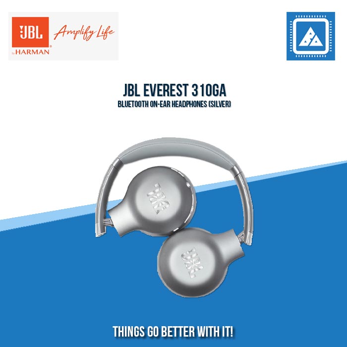 JBL EVEREST 310GA BLUETOOTH ON-EAR HEADPHONES (SILVER)