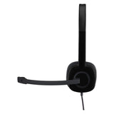 LOGITECH H151 STEREO HEADSET (BLACK)