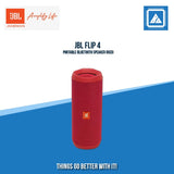 JBL FLIP 4 PORTABLE BLUETOOTH SPEAKER (RED)