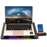 REDRAGON IVY LAPTOP RGB COOLER W/ ADJ HEIGHT BLACK 2 USB PORT