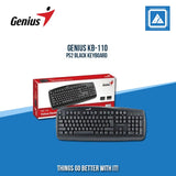 GENIUS KB-110 PS2 BLACK KEYBOARD