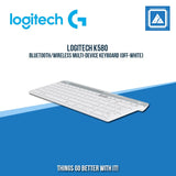 LOGITECH BLUETOOTH/WIRELESS MULTI-DEVICE KEYBOARD K580 (OFF-WHITE)