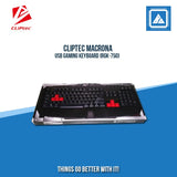 CLIPTEC MACRONA USB GAMING KEYBOARD (RGK-750)