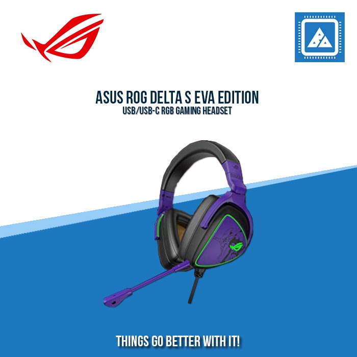 ASUS ROG DELTA S EVA EDITION USB/USB-C RGB GAMING HEADSET