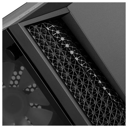 FARA B1 Lucid Rainbow Black ATX Mid-Tower Case with Tempered Glass Window