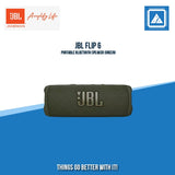 JBL FLIP 6 PORTABLE BLUETOOTH SPEAKER (GREEN)