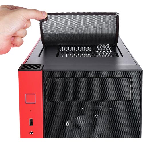 Redline 08 Black & Red | Black & White Micro-ATX Case