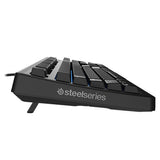 SteelSeries Apex 100 Gaming Keyboard - Tactile & Silent - Blue LED Backlit - Splash Resistant - Media Controls