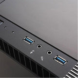 Precision 07 White Micro ATX Case without Side Window Panel- USB 3.0