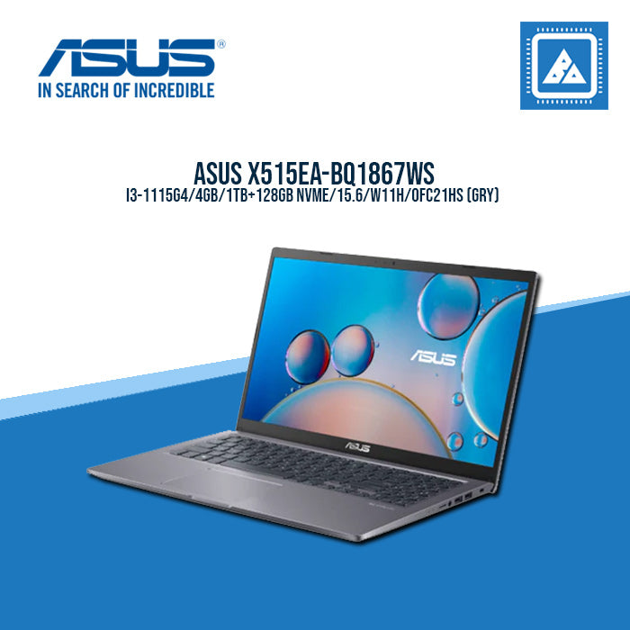 ASUS X515EA-BQ1867WS Best for Students and Freelancers