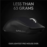 LOGITECH G PRO X SUPERLIGHT WIRELESS GAMING MOUSE (BLACK)