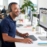 LOGITECH H111 STEREO HEADSET (BLACK)