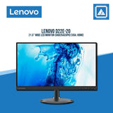 LENOVO D22E-20 21.5" WIDE LED MONITOR (66D2KAC6PH) (VGA, HDMI)