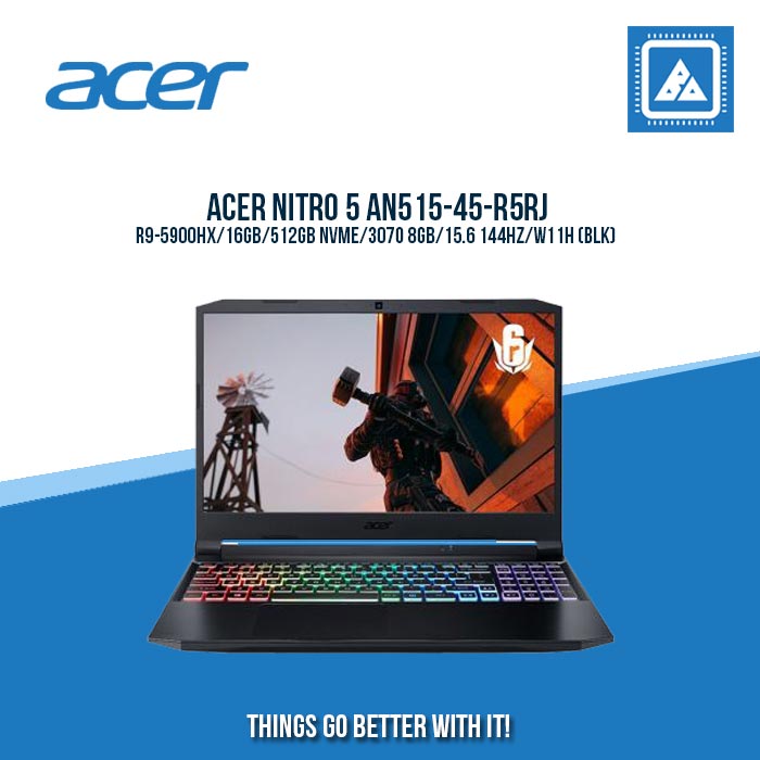 ACER NITRO 5 AN515-45-R5RJ R9-5900HX | Gaming Laptop And AutoCAD Users