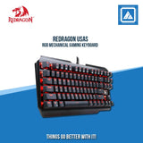 REDRAGON USAS RGB MECHANICAL GAMING KEYBOARD