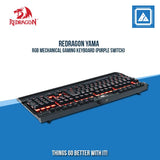 REDRAGON YAMA RGB MECHANICAL GAMING KEYBOARD (PURPLE SWITCH)