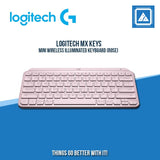 LOGITECH MX KEYS MINI WIRELESS ILLUMINATED KEYBOARD (ROSE)