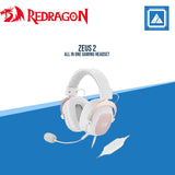 REDRAGON ZEUS2 7.1 VRTUAL SURROUND GMG HEADSET (PC, PS4, XBX ONE, NINTENDO SWTCH, MOBL) (WHITE/PINK)