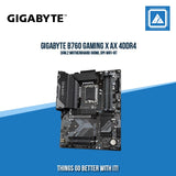 GIGABYTE B760 GAMING X AX 4DDR4 3XM.2 MOTHERBOARD (HDMI, DP) WIFI+BT