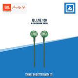 JBL LIVE 100 IN-EAR HEADPHONE (GREEN)