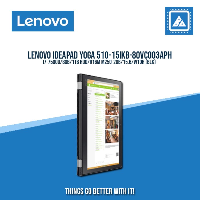 LENOVO IDEAPAD YOGA 510-15IKB-80VC003APH I7-7500U/8GB/1TB | BEST FOR STUDENTS AND FREELANCERS