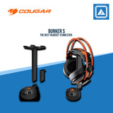 COUGAR BUNKER S RGB HEADSET STAND W/ USB HUB & VACUUM SUCTION PAD