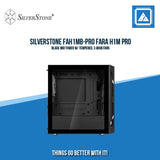SILVERSTONE FAH1MB-PRO FARA H1M PRO BLACK MID TOWER W/ TEMPERED, 3 ARGB FANS