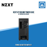 NZXT H710B MID TOWER CASE W/ TEMPERED GLASS (BLACK)