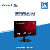 VIEWSONIC VA2409-H 23.6" WIDE FULL HD LED IPS MONITOR WLMNT (VGA, HDMI)