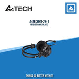 A4TECH HS-28-1 HEADSET W/MIC (BLACK)