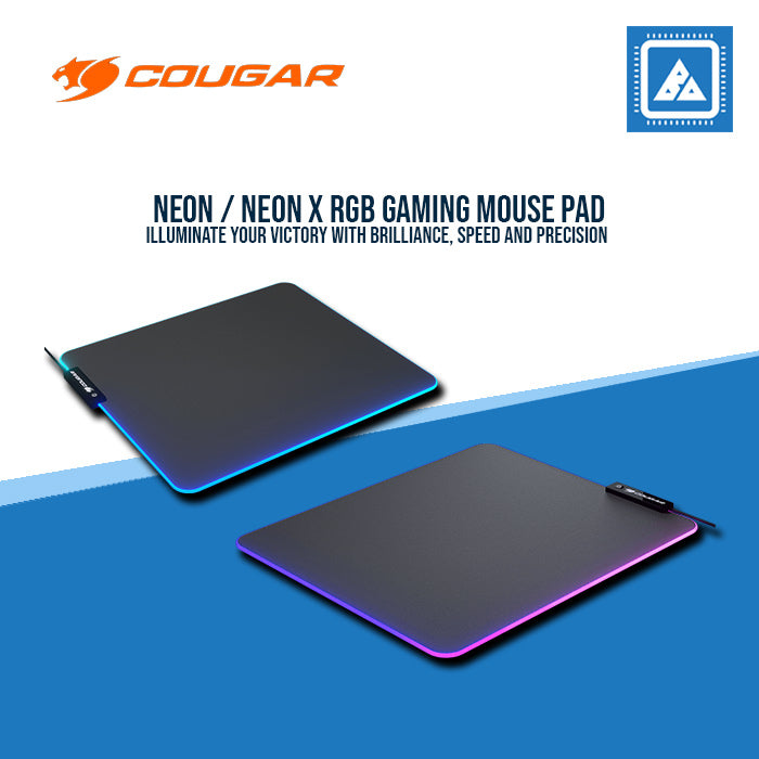COUGAR NEON | NEON X RGB MOUSE PAD 350*300*4MM/800*300*4MM